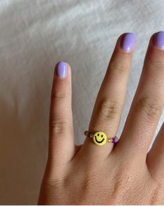 Beaded Smiley Face, Smiley Face Ring, Face Ring, All Smiles, Saint Louis, May 1, Smiley Face, Smiley, Statement Rings