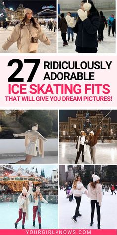 Get ready to hit the ice in style with these 27 insanely cute and trendy ice skating outfits! Whether you're a seasoned pro or a newbie, these outfits will make you the talk of the rink. Nyc Winter Outfits Ice Skating, Ice Skating Outfit Outdoor, Christmas Ice Skating Outfit, I’ve Skating Outfit Winter, Ice Skating Outfit Date Winter, Nyc Ice Skating Outfit, Winter Skating Outfit, What To Wear Ice Skating With Friends, Cute Figure Skating Outfits