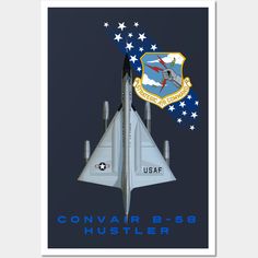 an air force poster with a fighter jet