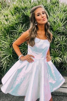 Flora Dress, Wedding Dresses With Flowers, Wedding Flower Girl Dresses, Prom Dresses Modest, Short Homecoming Dress, Plus Size Prom Dresses, Glitter Dress, Dress Spaghetti, Homecoming Dresses Short