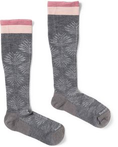 Featuring a wide-calf fit with 20% more space up top  the women's Sockwell Full Floral knee-high graduated compression socks maximize circulation—perfect for travel  sitting  standing or exercising. Wide Calf Socks, Womens Compression Socks, Patagonia Better Sweater, Calf Socks, Compression Socks, Wide Calf, Rei Co-op, Cool Sweaters, Casual Socks