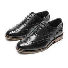 Pick from our classic colors for an elegant look at any event with these dress oxfords shoes! Featuring Faux Leather upper, classic lace up design, classic toe design, latex cushioned footbed for comfort, wooden heel and non-skid rubber outsole. Size: 2.  Color: Black.  Gender: male.  Age Group: kids. Oxford Platform Shoes, Formal Dress Shoes, Black Oxford Shoes, Oxfords Shoes, Mid Heel Shoes, Oxford Heels, Black Oxfords, Oxford Dress Shoes, Casual Dress Shoes