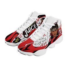 For Lover Rap Juice Wrld Sneaker Jd13 Shoes. Unleash your wild side with these dynamic sneakers featuring an eye-catching dinosaur-themed print against a dark backdrop with vibrant floral accents. The high-quality construction and classic silhouette offer durability and timeless style. Ideal for the adventurous spirit, these shoes effortlessly transition from day to night. Celebrate individuality and strength with this unique addition to any shoe collection—a testament to bold, expressive fashion. #Shoes #Amarrado Light Blue Shirts, Sneaker Shoes, Trendy Sneakers, Classic Silhouette, Dinosaur Print, Floral Patterns, Hoka Running Shoes, Summer Shoes, Mesh Fabric