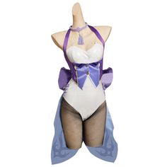 Genshin Impact Keqing, Girls Jumpsuit, Bunny Girls, Jumpsuit Outfits, Straps Jumpsuit, Bunny Suit, Game Costumes, Costume Collection