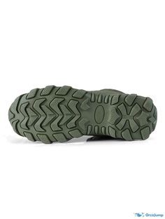 OrcaJump - Premium Hunter Green Mountaineering Boots: Lightweight, Breathable, and Comfortable for Outdoor Hiking and Camping Casual Green Durable Boots, Durable Green Round Toe Boots, Non-slip Ankle-high Boots For Outdoor, Ankle-high Non-slip Boots For Outdoor, Durable Khaki Waterproof Boots With Round Toe, Green Round Toe Boots For Adventure, Durable Khaki Hiking Boots With Round Toe, Non-slip Lace-up Outdoor Boots, Green Lace-up Combat Boots For Outdoor