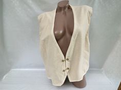 90s Vintage Womens White Dressy Deep V Neck Vest. Size 3XL. The vest is in excellent vintage condition. Chest circumference 118cm (46.4 inches), vest length 55cm (21.6 inches). V Neck Vest, Vest Outfits, 90s Vintage, Deep V Neck, Womens Vest, Deep V, 6 Inches, Vintage Ladies, Ukraine