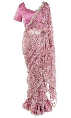 Saree is pre-stitched Saree is pre-pleated Matching underskirt is included Blouse has a drawstring back for adjustability Blouse has padded inserts Make it rain on them! A diamond encrusted silk top pairs with a matching net Saree starring stunning floral embroidery and intricate silver beadwork all throughout. Your Prince is waiting! Concrete Rose, Mens Indian Wear, Western Wear Dresses, Flower Blouse, Blouse Saree, Net Saree, Punjabi Wedding, Cute Crop Tops, Indian Outfit