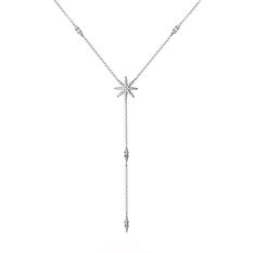 PRICES MAY VARY. MATERIAL: These star Y layered necklaces are made of real 925 sterling silver with S925 stamped, not only the necklace chains, but the whole necklace including the star moon pendant are made of 925 sterling silver, which really makes the whole necklace nickel free, lead-free, hypoallergenic, and don't cause any allergic reaction and don’t turn your skin green. These necklaces are suitable for adult or teenager aged over 12 years old. SURFACE PLATING: These star layered necklaces Necklace Snowflake, Snowflake Pendant, Y Necklace, Sterling Necklaces, Necklace Chain Lengths, Star Moon, Pretty Necklaces, Allergic Reaction, Necklace Choker