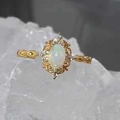 Gold Opal Engagement Ring, Natural Opal Ring, Cute Engagement Rings, Opal Wedding Rings, Engagement Ring For Women, Opal Ring Gold, Engagement Rings Opal, Knot Ring, Solid Gold Jewelry