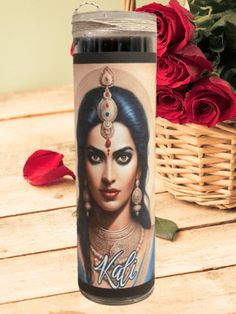 Ignite your inner power with the Kali Goddess Candle. Inspired by the fierce and awe-inspiring Hindu goddess, this candle is a symbol of creativity, transformation, and fearlessness. Let Kali guide you on a journey of self-discovery as she helps you break free from emotional barriers and unlock your true potential. Crafted with utmost care and reverence, this candle is designed to ignite your inner fire and unleash your limitless potential. Let Kali's fierce energy guide you as you overcome emot Goddess Candle, Hindu Goddess, Divine Energy, Kali Goddess, Inner Power, Ritual Candles, Break Free, Self Discovery, Awe Inspiring