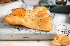 some food is laying out on the table