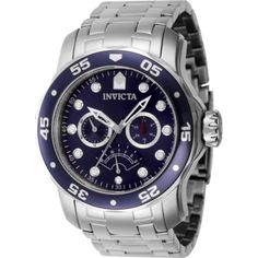 Supplier Model #: 46993UPC: Sku DetailsBLUE, UPC/EAN 886678622306 Invicta Pro Diver, Mens Invicta Watches, Dove Men, Buy Watches, Stylish Watches, Casual Watches, Dive Watches, Stainless Steel Band, Watch Sale