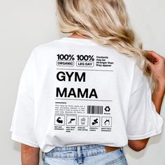 We are loving this empowering and accurate tee for a gym loving mum. Whether you're lifting weights, running the track, or paired with leggings on the school run, it's got your back with unbeatable breathability and flexibility.  The bold "Mum Power" slogan on the front is a testament to your resilience and dedication, both in and out of the gym. It's not just a t-shirt; it's a statement of your commitment to staying strong for yourself and your family. Plus, the flattering fit and stylish desig Sporty Text Print T-shirt For Gym, Functional Cotton T-shirt For Gym, Sporty Athletic Fit T-shirt For Light Exercise, Relaxed Fit Sports T-shirt With Text Print, Sporty Athletic Fit T-shirt For Gym, Athleisure Stretch T-shirt With Letter Print, Sporty Cotton T-shirt For Light Exercise, Stretch Sports T-shirt With Text Print, Sporty T-shirt With Text Print For Sports