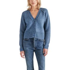 Elevate your style with the Beckie Cardigan in Blue, a must-have piece for any fashion-conscious woman. Crafted from a textured knit fabric, this versatile cardigan is perfect for layering during any season. Stay warm and comfortable while adding a... Beauty Balm, Lip Hair, Cute Cardigans, Loungewear Jumpsuit, Cute Sweater, V Neck Cardigan, Cute Sweaters, Textured Knit, Fall Wardrobe