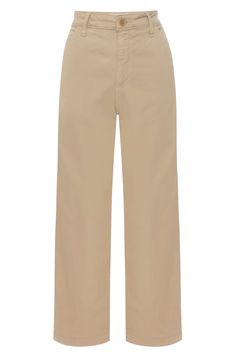 This high rise, straight leg trouser with an easy fit through the hip and thigh is the perfect addition to your wardrobe. The straight leg features a cropped inseam giving it a modern touch. Practical quarter top pockets and patch flap-back pockets add to the workwear charm, while the trouser hem adds polish. This style is garment dyed, which adds a dimension of color, giving new pieces the feel of vintage. WASH: CAMEL FIT & MEASUREMENTS: Inseam = 27" Front Rise = 11" Back Rise = 15 3/4" Leg Ope Fall Style Guide, Utility Pants, Mohair Sweater, Straight Leg Trousers, Engineered Garments, Cotton Poplin, Denim Women, Wide Leg Pants, Jumpsuit Dress