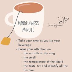 #mindfulness Clearing Your Mind, Healing Journaling, Practice Mindfulness, Mental Health Therapy, Mindfulness Exercises, Mindfulness Activities, Good Mental Health, Tea Or Coffee