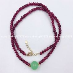 Product Description Style: Necklace Size: 2x4mm Quantity:  1 Pcs length: 20 Inches Color: -- Clasp: -- Condition: New If you want to buy more , please contact us . Thanks ! &&&&: Sale the items does not include box. Payment Payment Policy&Shipping Policy     We accept PayPal Please pay within 24 hours If no payment or contact is made with in 7 days item will be relisted. Thank YouPlease make sure the "Ship To" address you input in Paypal is correct.Items are shipped within 1-2 business days.Comb Jade Necklace With Spacer And Round Beads, Jade Gemstone Beaded Necklaces With Round Beads, Jade Gemstone Beaded Necklace With Round Beads, Jade Necklace With Spacer Beads, Jade Gemstone Beads Necklaces, Jade Gemstone Crystal Necklaces With Round Beads, Jade Gemstone Crystal Necklace With Round Beads, Jade Crystal Necklace With Round Gemstone Beads, Jade Crystal Necklace With Round Beads