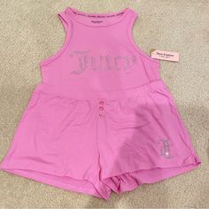 Juicy Couture~ Sleepwear Pj Set, Top & Shorts Mcbling Outfits, Black Velvet Shorts, Wardrobe Makeover, Juicy Couture Purse, Cute Pjs, Pink Stuff, Cute Pajama Sets, Dream Aesthetic, Big Girl Fashion