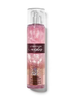 A Thousand Wishes Diamond Shimmer Mist | Bath & Body Works Diamond Shimmer Mist, Pink Prosecco, A Thousand Wishes, The Glow Up, Bath And Body Works Perfume, Diamond Dust, Bath And Bodyworks, Perfume Collection, Body Mist