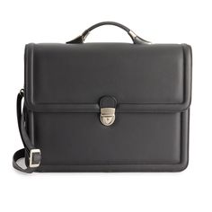 Keep organized in style with this briefcase from AmeriLeather.Keep organized in style with this briefcase from AmeriLeather. How do you accessorize? Check out our ACCESSORIES GUIDE for essential tips to elevate your style with must-have accessories.DETAILS 16 in. L x 6 in. W x 13 in. H Handle: 2'' drop Strap length: up To 43" Removable/adjustable shoulder strap Push-lock closure Double D-ring Water repellent Product weight: 3.9 lbs Roomy three divided sections in the main compartment Interior ce Accessories Guide, D Ring, Pen Holders, Leather Handle, Water Repellent, In Style, Card Slots, Zipper Pocket, Shoulder Strap