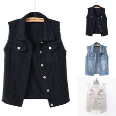 Top Loose Solid Shirt Denim Jacket Sleeveless Denim Vest Women's Color Women's Denim Vest Top Features: It is made of high-quality materials,durable enought for your daily wearing Stylish and fashion design make you more attractive,It contains of national style Perfect with your favorite shorts,leggings, black slacks, denim jeans, etc Great for Daily,Casual,I am sure you will like it! This top can be worn as a casual top for daily wear, or it can be worn at banquets Product Description: Season:Summer Gender: Women Occasion:Casual Material:Polyester Pattern Type:Solid Color Thickness:Standard Package include:1PC women denim top Size Bust Length XXXXL 106cm/41.73'' 58cm/22.83'' XXXXXL 110cm/43.31'' 59cm/23.23'' XXXXXXL 114cm/44.88'' 60cm/23.62'' Size:XXXXL Bust:106cm/41.73'' Length:58cm/22.8 Denim Vest Top, Sleeveless Denim Vest, Womens Denim Vest, Black Slacks, Short Leggings, Casual Top, Vest Top, Denim Vest, Denim Top