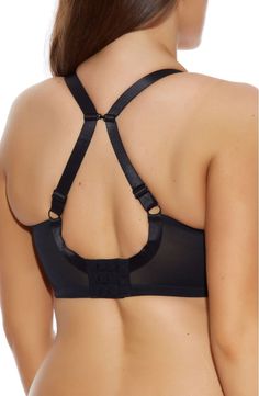 Elomi Energise Sports Bra (Plus Size) | Nordstrom Adidas Editorial, Teenage Makeup, Elomi Bras, Sports Bra Design, Underwire Sports Bras, Mesh Sports Bra, Satin Bra, Makeup Party, Korean Fashion Casual