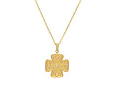 GURHAN, GURHAN Cross Gold Pendant Necklace, 24mm Wide, with Diamond Cocktail Bracelet, Cross Gold, Bracelet Size Chart, Detailed Necklace, Statement Pendant, Sapphire Necklace, Gold Pendant Necklace, Necklace Sizes, High Jewelry