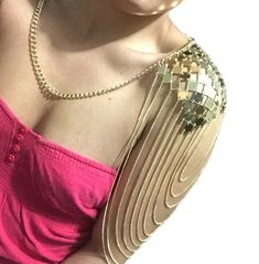 Punk Boho Bohemian Collar Shoulder Chain Multi Layer Body Necklace Bohemian Punk, Body Necklace Chain, Body Necklace, Gold Body Chain, Pendants Necklace, Long Necklaces, Popular Jewelry, Shoulder Chain, Long Pendant Necklace