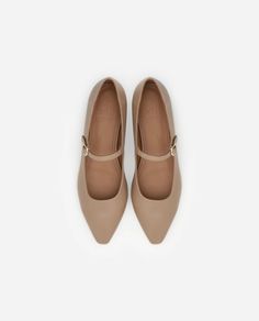 Camila Leather Beige – Flattered Beige Ballet Flats, Leather Ballet Shoes, Ballet Shoe, Naturalizer Shoes, Womens Ballet Flats, Belt Accessories, Clean Shoes, Goat Leather, Fall Shoes