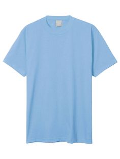 Sky Blue Mens Tee Shirts, Crew Neck Shirt, Blue Tshirt, Slate Blue, Neck Shirt, Leisure Wear, Heather Gray, Mens Tees, Top Tee