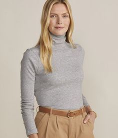 Made from soft, stretchy cotton modal, our Heritage turtlenecks are super comfortable and ultra-layerable. Turtleneck For Layering, Classic Mock Neck Top For Layering, Cotton Turtleneck For Layering, Solid Cotton Turtleneck For Layering, Classic Stretch Mock Neck Top For Layering, Classic Mock Neck Top For Spring Layering, Classic Spring Mock Neck Top For Layering, Casual Stretch Turtleneck For Layering, Cotton Mock Neck Top For Layering