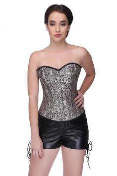 Craving that waist-cinched steampunk vibe? our waist training brocade corset’s got spiral steel boning and a killer fit. lace it up and own the scene. limited stock—grab yours now! Brocade Corset, Overbust Corset, Waist Training, Cinched Waist, Limited Stock, The Scene, Train, Lace, Clothes For Women