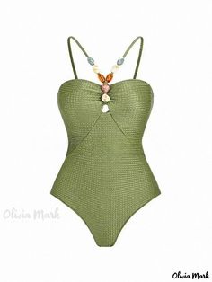 Olivia Mark - Multi-colored Cutout Jewel Strapless Two-Piece Swimsuit with Long Skirt Multicolor Skirt, Green Jumpsuit, Green Skirt, Olivia Mark, Long Skirt, Multi Colored, Two Piece, Cute Outfits, Jumpsuit