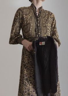 Fitted Bohemian Kurta For Fall, Long Sleeve Paisley Print Kurta For Festive Occasions, Long Sleeve Batik Print Festival Dress, Festive Long Sleeve Kurta With Paisley Print, Elegant Long Sleeve Kurta With Block Print, Traditional Long Sleeve Boho Print Dresses, Elegant Long Sleeve Block Print Kurta, Festive Long Sleeve Paisley Print Kurta, Bohemian Fall Festive Dresses