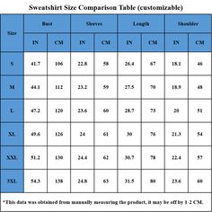 a table with measurements for the size and width of each item, including two tables