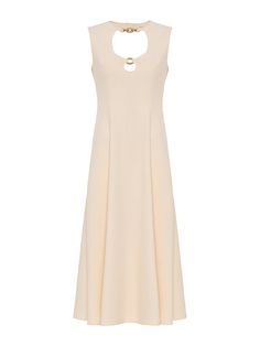 Cut-Out Midi Dress – HOUSE OF SHE Chic A-line Dress With Keyhole Back, Chic A-line Midi Dress With Flattering Cut, Chic A-line Midi Dress For Wedding Guest, Spring A-line Dress With Cutout Back, Elegant A-line Dress With Cutout, Summer Cocktail Dress With Cut-out Waist, Elegant Summer Dresses With Cutout Back, Elegant Mini Dress With Cutout Back, Elegant Maxi Length Backless Dress With Cutout Back