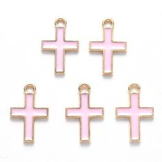 Cross Charms in a choice of styles in pink, black or white enamel and gold. On the front is enamel and on the back this plain light gold. These lovely easter charms are suitable for making all style of jewellery, Packs gorgeous charms suitable for jewellery making.   The hole is 1.5mm wide 1.5 cm x 1.5 cm x 0.8 cm.   Just choose from the drop down box the pack size of your choice, you can buy them individually or as a set of 9 We have lots of different charms please take a look, we combine posta Order 66, Enamel Cross, Rose Noir, Bottle Charms, Easter Cross, Packing Jewelry, Tiny Star, White Crosses, Wine Glass Charms