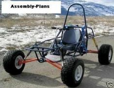 an off road buggy is shown in the desert