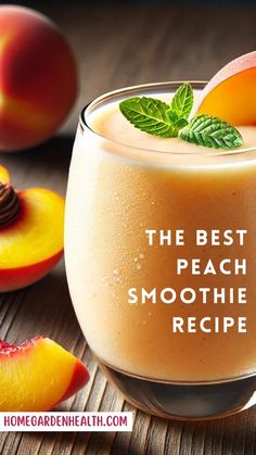 the best peach smoothie recipe