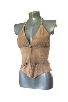 Linen Halter Top, Latex Top, Pixie Fairy, Pixies Fairies, Leather Halter, Burning Man, Dressed Down, Festival Fashion, Halter Top