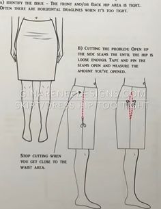 an instruction diagram for how to wear the skirt