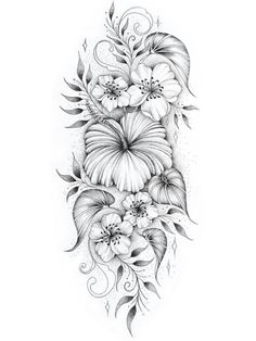 Dainty Floral Forearm Tattoo Women, Top Of Arm Tattoos For Women, Ocean Flower Tattoo, Drawing Of Flowers, Rose Drawing Tattoo, Flower Tattoo Shoulder, Tattoos For Black Skin