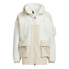 Adidas patch fleece cargo jacket 'Cream White' HN9017 (Men's/Zipper) Cargo Jacket, Stylish Sneakers, Cream White, Perfect Pair, Your Perfect, Adidas, Zipper, Cream, Sneakers