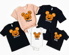 Welcome to our T-shirt shop, where you'll discover an extensive collection of high-quality, comfortable, and stylish T-shirts for men, women, and kids. Our shirts feature a diverse range of designs, from classic solid colors to vibrant graphics and nods to pop culture. We take great pride in using only premium materials, ensuring that our T-shirts are gentle on the skin, durable, and impressively robust. We offer standard T-shirt options and also provide the opportunity for customizations. At ou Family Matching Halloween T-shirt With Letter Print, Family Matching Halloween T-shirts, Family Matching Halloween T-shirt Crew Neck, Halloween Family Matching Crew Neck T-shirt, Customizable Halloween T-shirt, Themed Halloween T-shirt With Custom Print, Customizable Short Sleeve Halloween T-shirt, Personalized Halloween Gifts, Halloween Matching