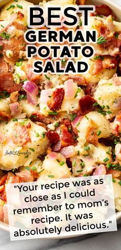 the best german potato salad recipe