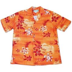 aurora orange hawaiian rayon shirt | hawaiian men shirt Blue Hawaiian Shirt, Hawaiian Outfit, Rayon Shirt, Blue Hawaiian, Vintage Hawaiian, Aloha Shirt, Hawaii Shirt, Hawaiian Shirts, Boys Shirts