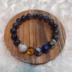 Peace of Mind Bracelet - Soulfulvibesco Grounding Bracelets, Peace And Positivity, Gemstone Accessories, Shambala Bracelet, Men's Earrings, Healing Crystals Meanings, Man Bracelet, School Camp, Bracelets For Boyfriend