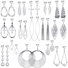 PRICES MAY VARY. 【STATEMNT EARRINGS & VERSATILE STYLES 】:Price for 15 pairs Non Piercing Earrings Set in all. You will get 15 models with silver tone at a time.So many different options.Bring you a wonderful life. 【UNIQUE & LIGHTWEIGHT EARRINGS】:Pearl Earrings set,Dainty Earrings, minimalist earrings, danlge earrings, celtic earrings,,big hoop earrings, silver teardrop earrings---All you want is here,you will happy to got this pack of earrings. 【HYPOALLERGENIC EARRINGS】: High quality materials , Jewellery Sketch, Long Bar Earrings, Clip On Hoop Earrings, Celtic Knot Earrings, Pearl Earring Set, Fashion Drawing Sketches, Celtic Earrings, Jewellery Design Sketches, Fashion Drawing Tutorial