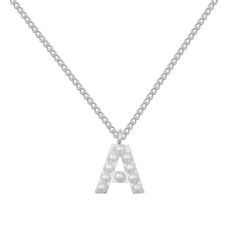 Show off your obsession with yourself with this adorable pearl initial necklace! It's the perfect way to add a girly touch to any look. Who doesn't enjoy a little bit of self-love? Trendy Silver Letter Beads Necklace, Silver Charm Necklace With Initial Pearl Pendant, Personalized Initial Pendant Pearl Necklaces, Personalized Pearl Necklaces With Initial Pendant, Personalized Initial Pendant Pearl Necklace, Silver Initial Pendant Necklace With Pearl Charm, Personalized Silver Pearl Necklaces, Silver Necklace With Initial Pendant And Pearl Charm, Obsessed With Me