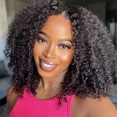 PRICES MAY VARY. 1.【V Part Curly Wig Hair Material】: 100% Virgin Human Hair, 10a Grade, All Come From Young Girl Donors. 2.【Hair Quality&Advantage】: Glueless V Part Wig with Clips No Lace, No Gel. Minimal Leave Out or No Leave Out, No Sew-In. Allow You to Wear Your Own Real Scalp in Your Parting Area. More Natural, Beginner Friendly, Minimum Tangling And Shedding. 3.【Average Cap Size】: Medium Size (22 - 22.5 Inch) with 8 Combs and 1 Straps, Can Adjustable Strips to Make the Wig Universal-Flexible & Comfortable. 4.【Hair Color and Density】: Natural Black Color, Matches the Roots of Your Hair, 150% Density. 5.【Package Included】: 1 piece V Part kinky Curly Human Hair Wig and Some Free Gifts. If You Have any Questions about the Product, Please Feel Free to Contact Us and We Will be Happy to Ass V Part Wig, Part Wigs, Curly Bob Wigs, U Part Wig, U Part Wigs, U Part, Natural Human Hair, Curly Human Hair Wig, Wigs Human Hair